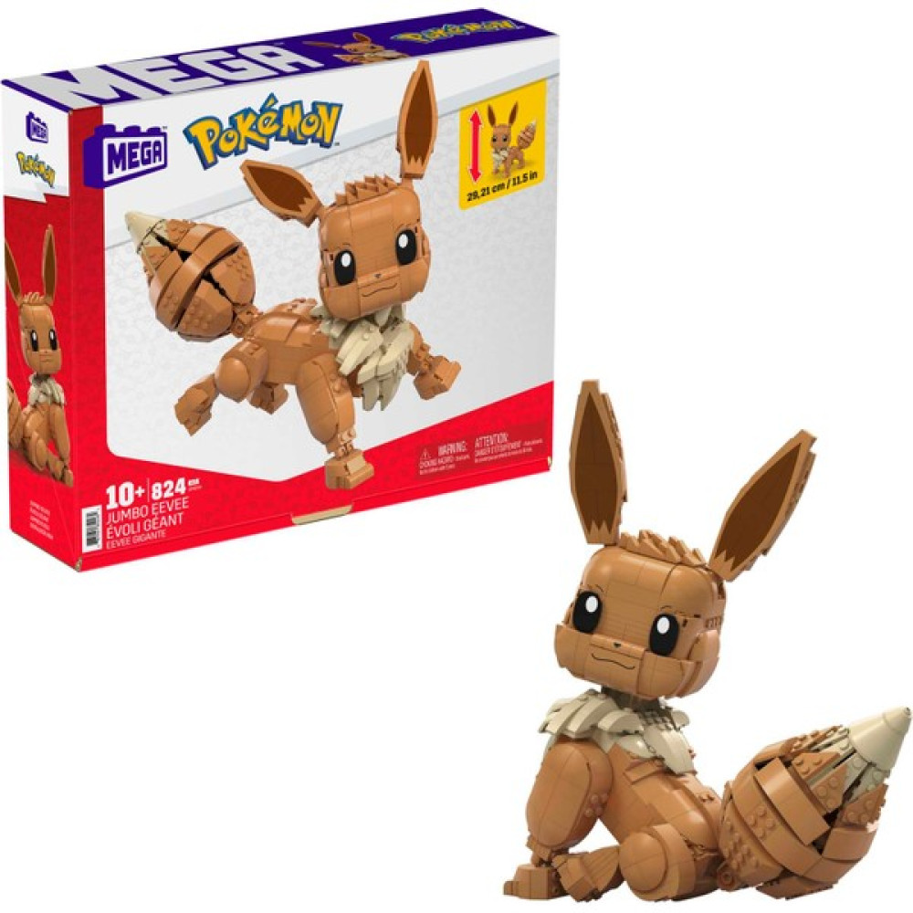 Mega Pokémon Jumbo Eevee Yapı Seti, Çocuklar İçin Karakter Figürleri Ve Yapı Oyuncakları (830 Parça) Gmd34 Legolar ( Yapım Oyuncakları ) Fiyatı