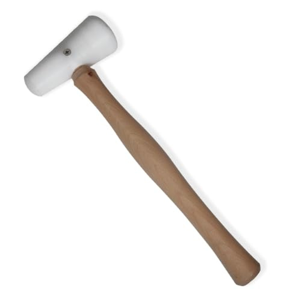 Megacast Domed Faced Nylon Hammer, Professional Hardwood Hammer Tool for Forming and Shaping Metalworking, Jewelry Making