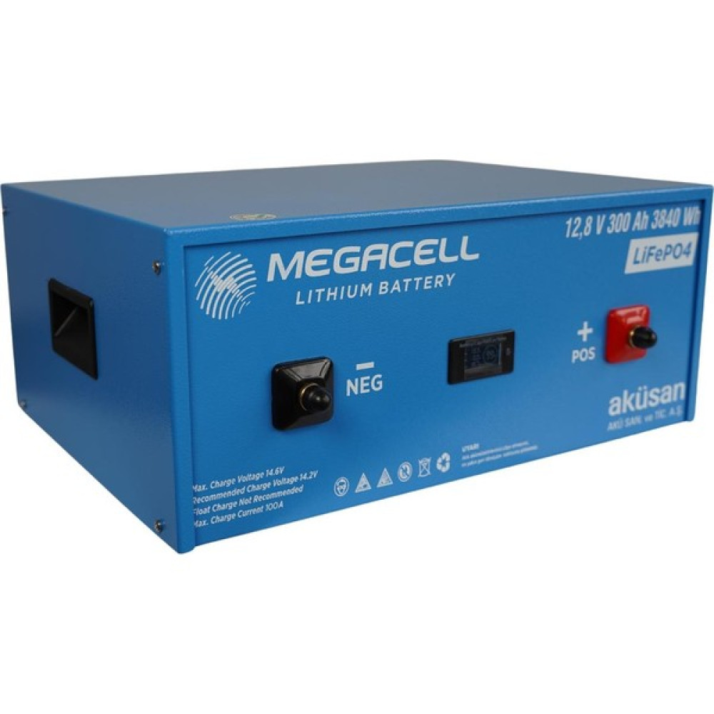 Megacell 12.8V 300AH Lifepo4 Lityum Demir Fosfat Akü Oto Boyaları Fiyatı