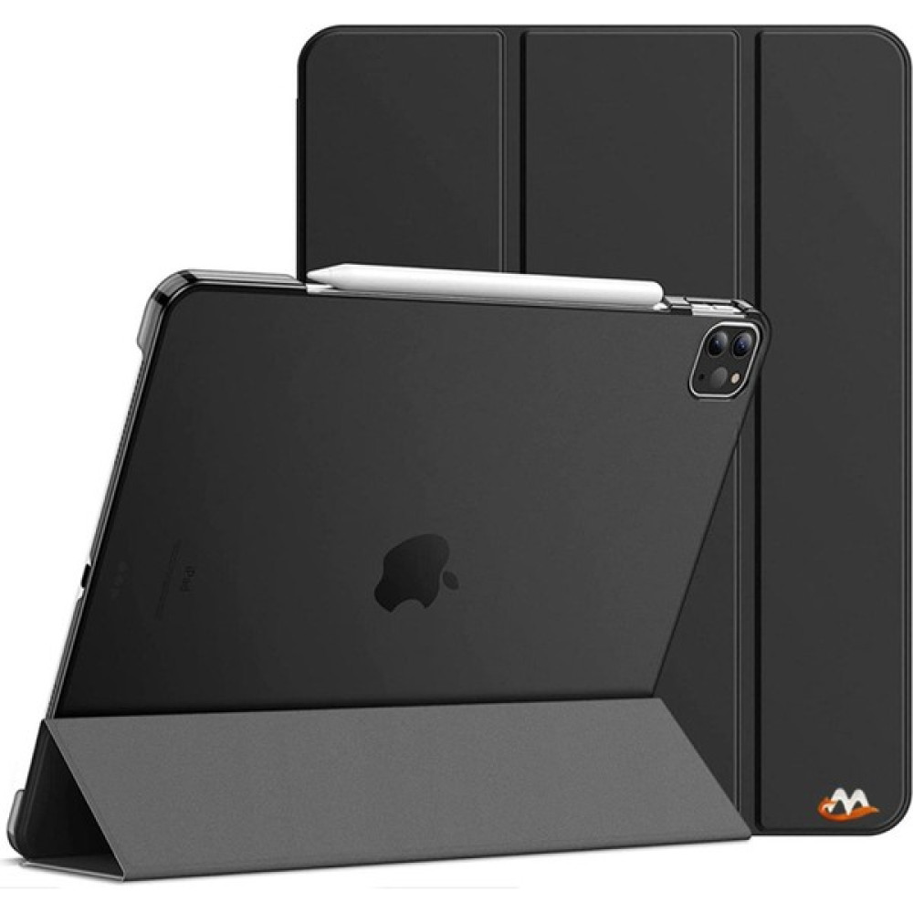 Megafox Apple Ipad Pro 12.9'' 2022 M2 6. Nesil Uyumlu Standlı Smart Cover Akıllı Tablet Kılıfı - Siyah Tablet Kılıfı Fiyatı