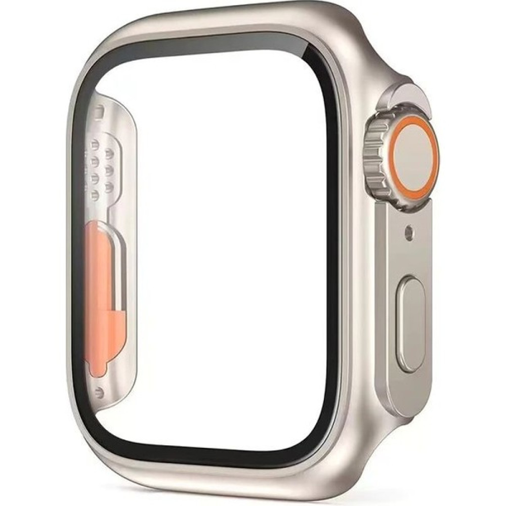 Megafox Apple Watch 1/2/3 42 mm Uyumlu - Watch 8 Ultra 49 mm Dönüştürücü Kasa & Ekran Koruyucu Tam Koruma - Starlight Giyilebilir Teknoloji Aksesuarları Fiyatı