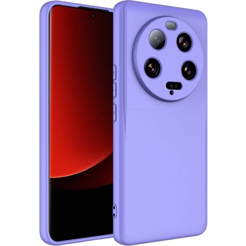 Megafox Xiaomi Mi 13 Ultra Uyumlu Silikon Kılıf Yumuşak Içi Kadife Esnek Renkli Silikon Kapak - Xiaomi 13 Ultra - Lila Cep Telefonu Kılıfı Fiyatı