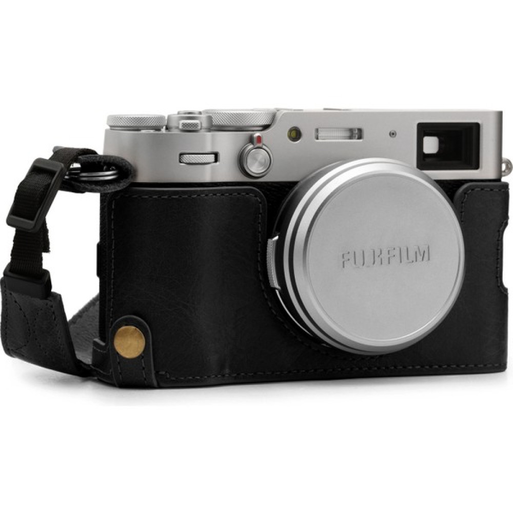 Megagear Fujifilm X100V Tek Dip Hakiki Deri Fotoğraf Makinesi Kılıfı - Siyah Çantalar Fiyatı