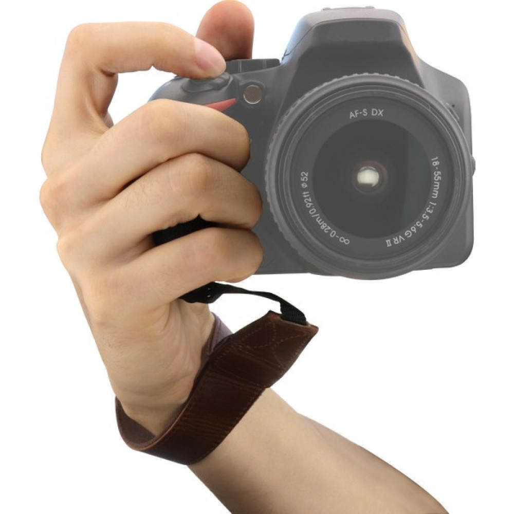 Megagear MG1411 Deri Bilek Kayışı Nikon Panasonic Leica Sony Fujifilm Olympus Dijital Fotoğraf Makineleri Için - Kahverengi Çantalar Fiyatı