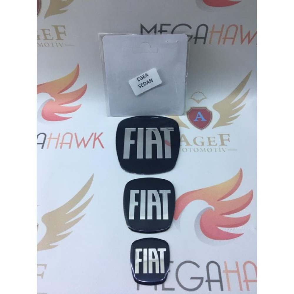 MEGAHAWK Fıat Egea Sedan/hb - Arma Plasto 3'lü Set (Renk/kasa Seçenekli) - 5 - Mavi Oto Boyaları Fiyatı