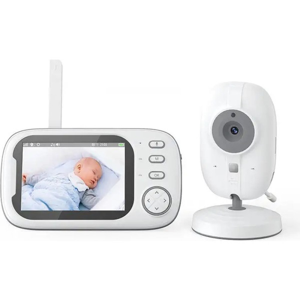 Megamus Video Gece Görüş Müzik Odası Sıcaklık Algılama 3.5inç Ekran 720P 2.4g Bebek Izleme Monitörü Bebek Kamerası Fiyatı