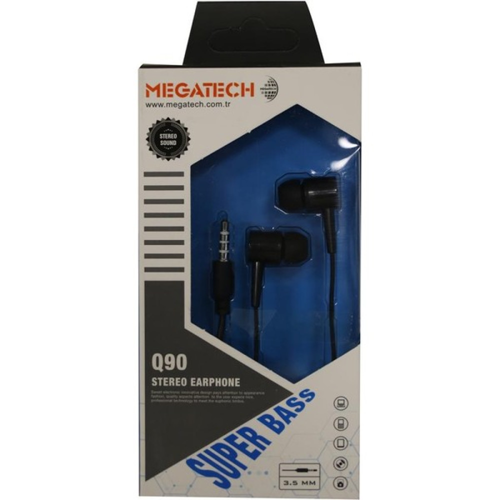 Megatech Q90 Siyah Mikrofonlu Kulaklık Kulak Üstü Kulaklık Fiyatı