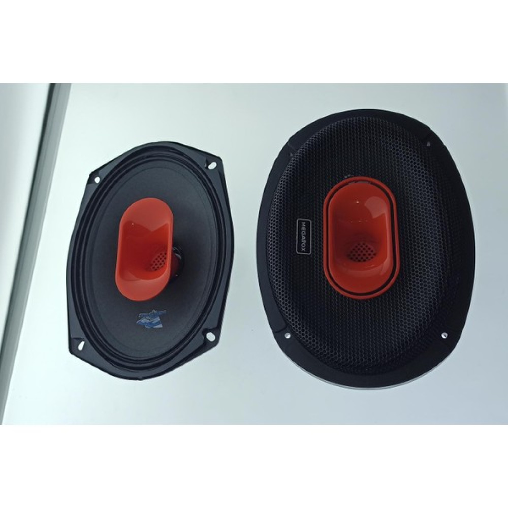 Megavox Yeni Seri Megavox M-69T 6x9 Oval Midrange 600W 150 Rms Oto Hoparlörleri & SubWoofer Fiyatı