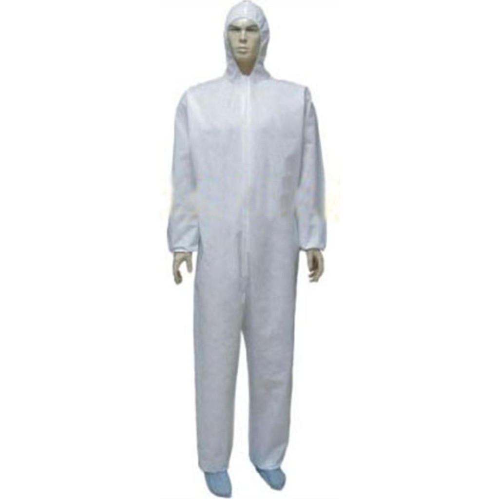 Mege 10 Adet Tek Kullanımlık Tulum 60 gr Kullan At Tulum - Beyaz - L - XL Giyim & İç Giyim Fiyatı