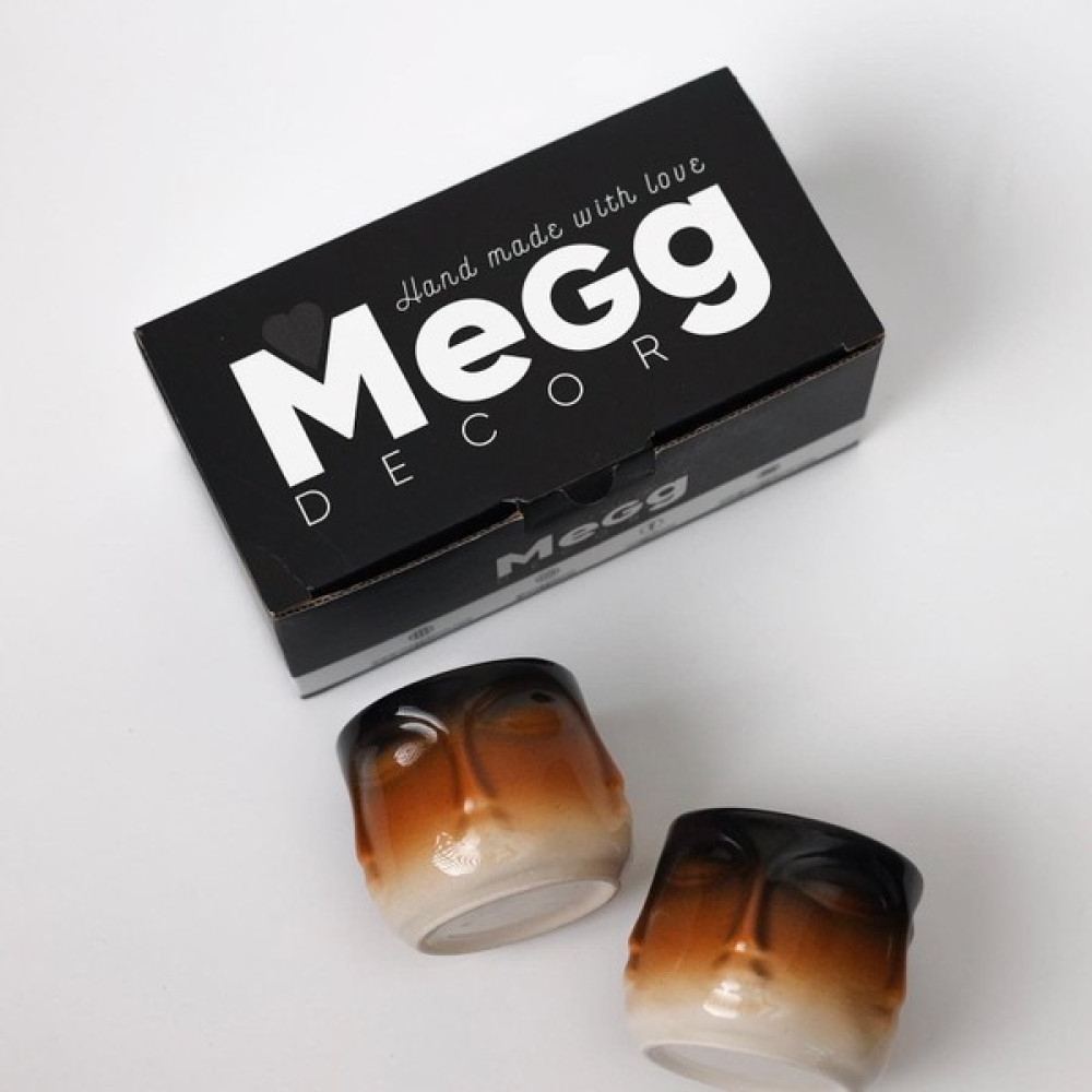 Megg İkili Face Fincan - 1 lt - 10 Adet - Kahverengi Fincan / Bardak / Kahve Takımı Fiyatı