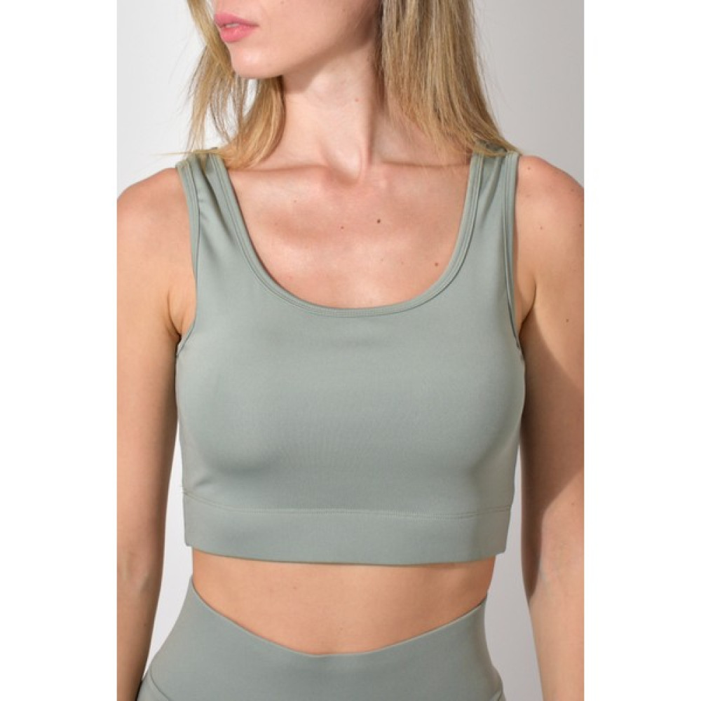 Meghna Haki Yeşil Crop Top Kadın İç Giyim / Çamaşır Fiyatı