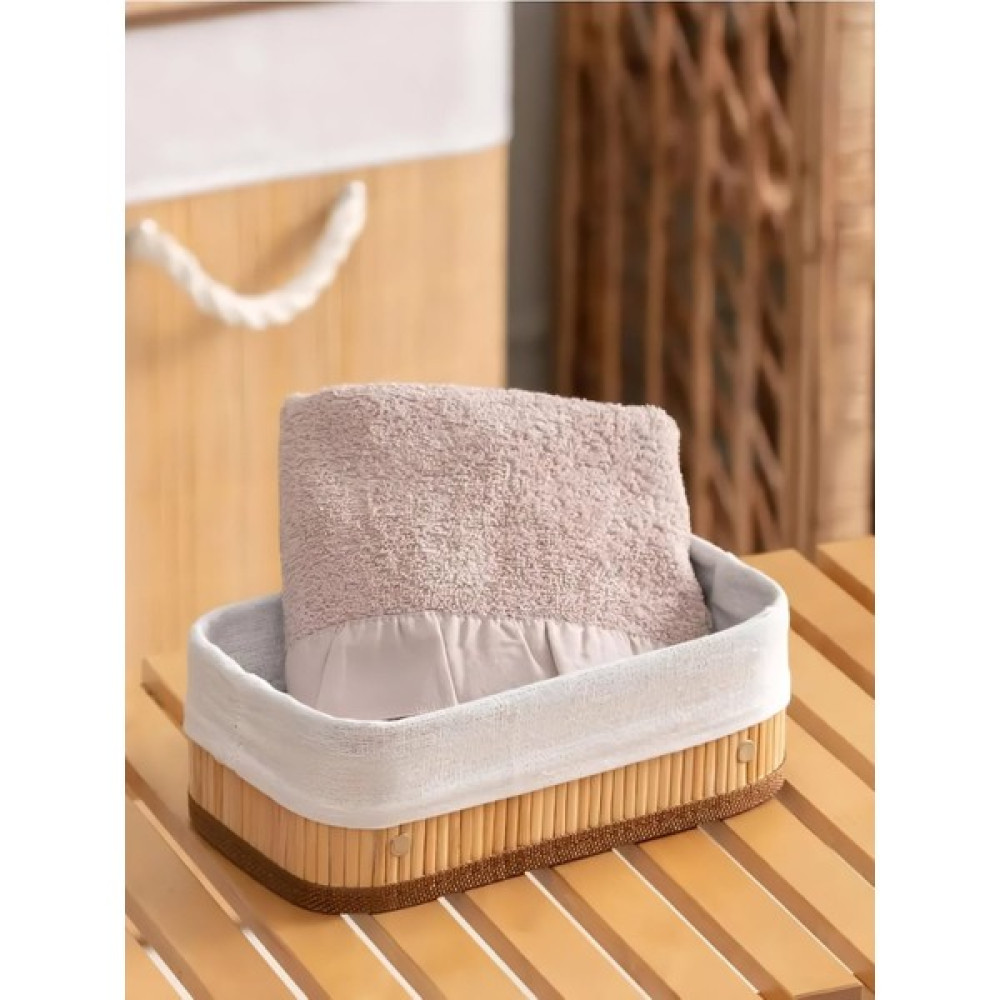 Mehay Home Bambu Çok Amaçlı Saklama Kutusu Düzenleyici Büyük Boy Organizer Kahverengi 33X23X12 cm - Açık Kahverengi Eşya Saklama Kutusu Fiyatı