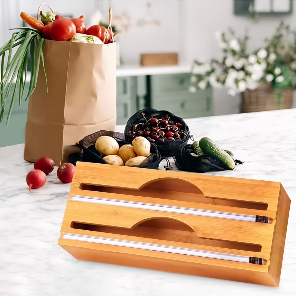 Mehay Home Bambu Streç ve Folyo Kesici, Bambu Streçlik ve Folyo Kesici 2 Bölmeli - 34 cm SSD / Solid State Drive Fiyatı
