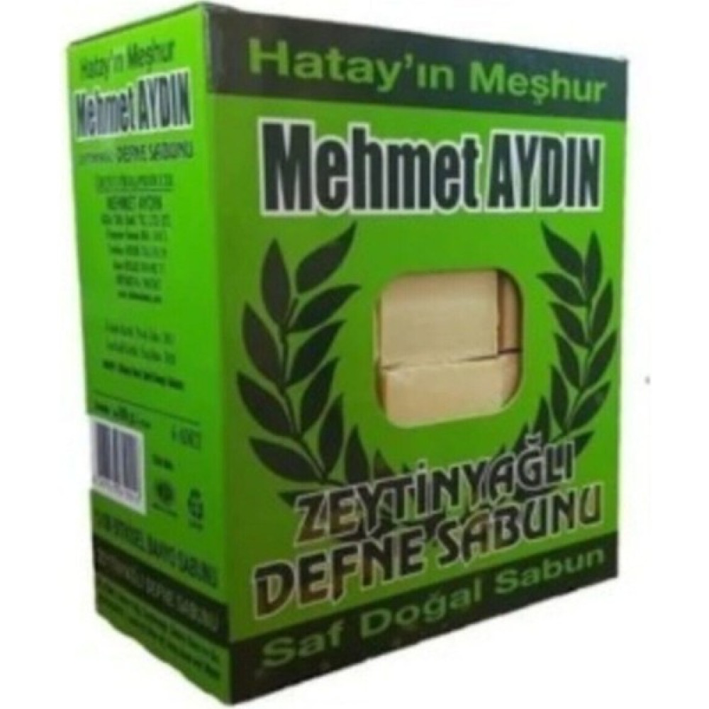 Mehmet Aydın 6 Adet Doğal Zeytnyağlı Defne Organik Sabunu 950 gr Sabunlar Fiyatı