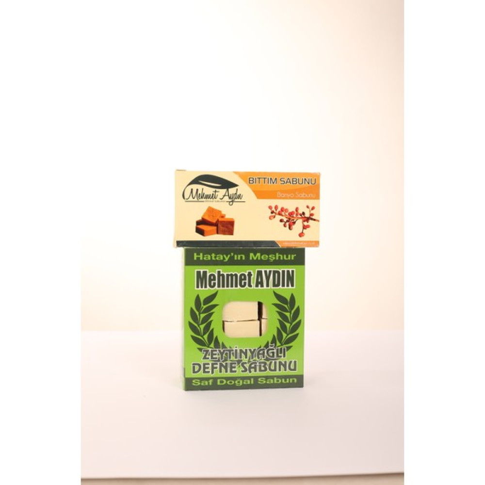Mehmet Aydın Zeytinyağlı Defne Sabunu 950 gr + Bıttım Sabunu 480 gr Sabunlar Fiyatı