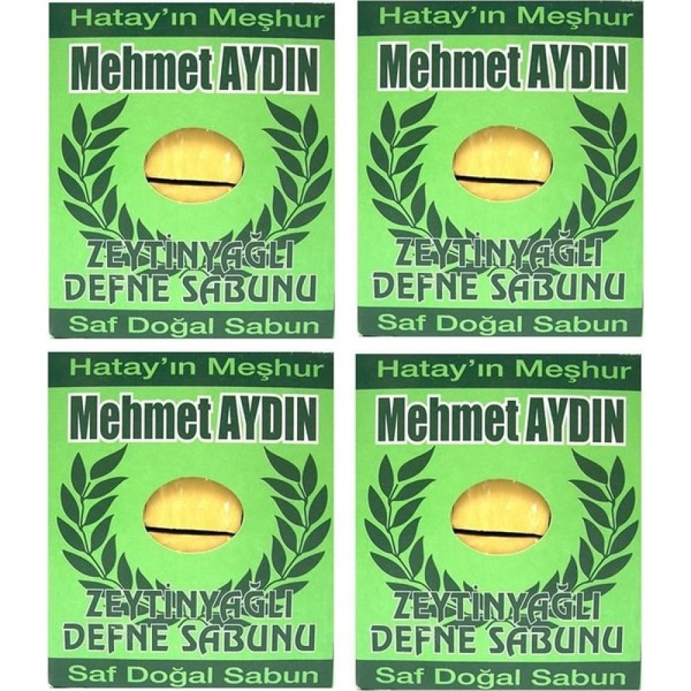 Mehmet Aydın Zeytinyağlı Defne Sabunu 950 gr x 4 Paket Sabunlar Fiyatı