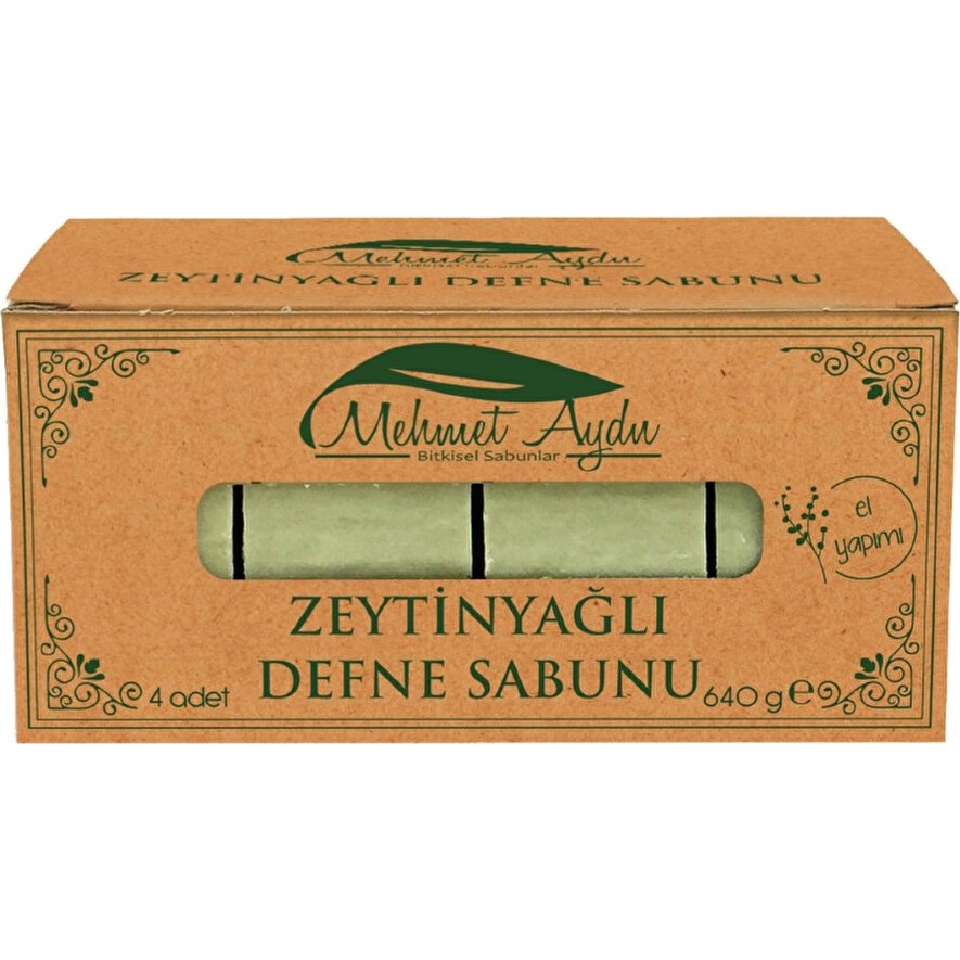 Mehmet Aydın Zeytinyağlı Doğal Defne Sabunu 4 Adet Sabunlar Fiyatı