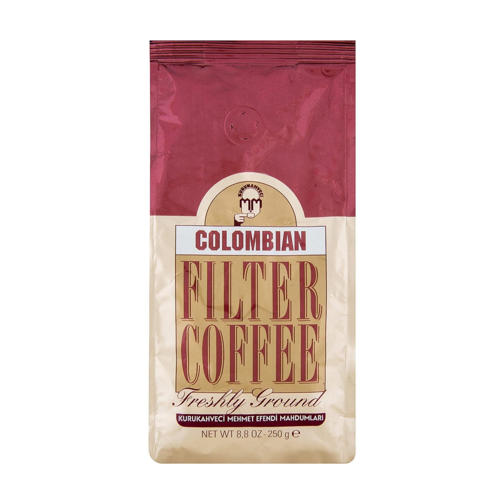 Mehmet Efendi Kurukahveci Colombian Filtre Kahve 250 gr Filtre Kahve Beden Kahve Fiyatı