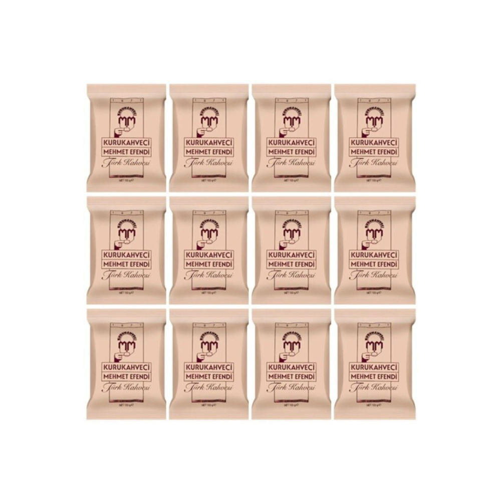 Mehmet Efendi Kurukahveci Türk Kahvesi 100g X 12adet Geleneksel İçecekler Fiyatı