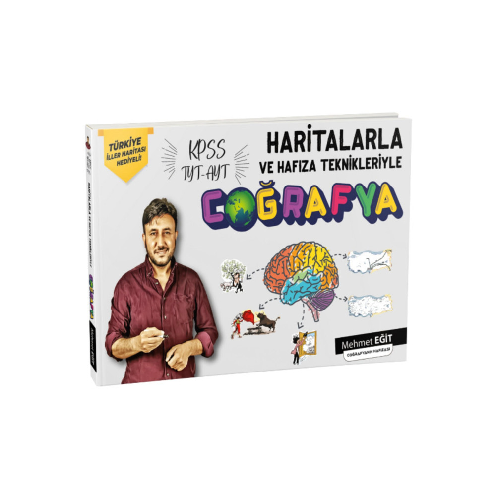 MEHMET EĞİT 2023 Haritalar Ve Hafıza Teknikleriyle Coğrafya Ders Sınav Kitapları Fiyatı