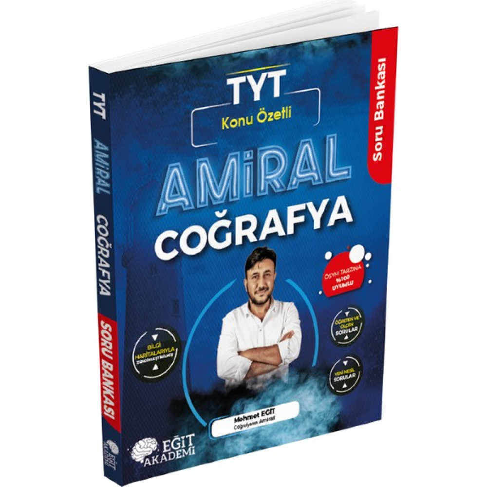 Mehmet Eğit Amiral Coğrafya TYT Konu Özetli Soru Bankası Ders Sınav Kitapları Fiyatı