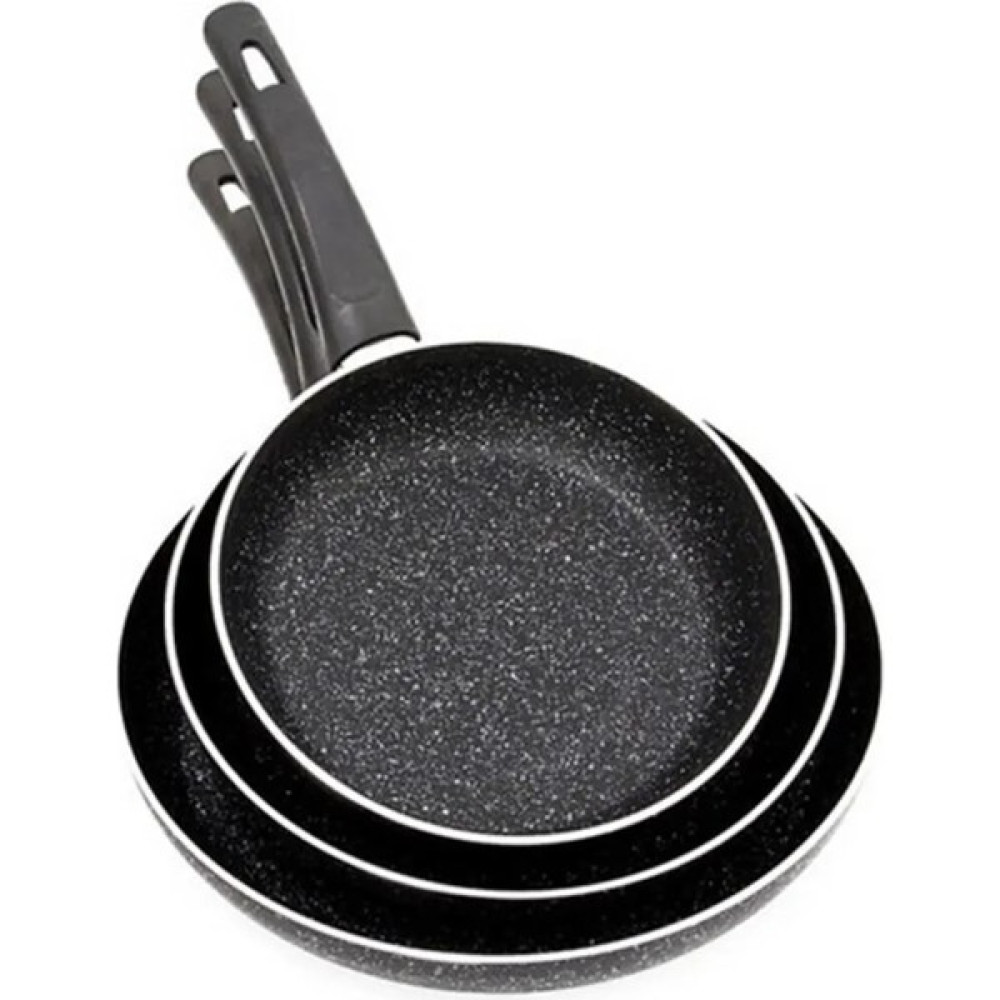 Mehtap 3lü Granit Tava Seti 18-22-26CM Tavalar Fiyatı