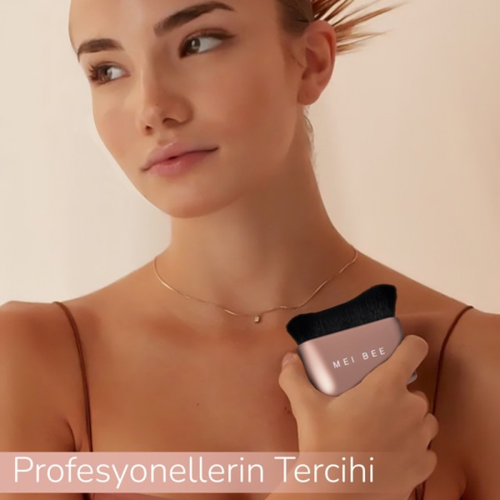 Mei Vegan Yüz ve Vücut Fondöten Fırçası Bronzlaşma Fondoten Fırçası Face And Body Makeup Brush Meibee.brush Oto Boyaları Fiyatı