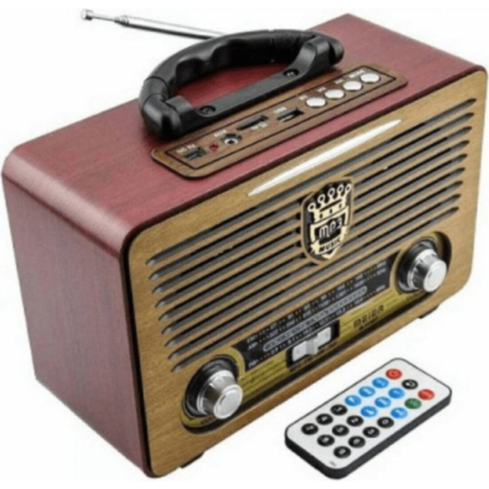 Meier Nostalji Radyo Eskitilmiş Ahşap Bluetooth Hoparlör Bluetooth Hoparlör Fiyatı