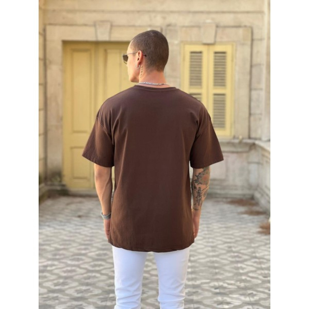 MEİLİFENG Les Benjamin Özel Baskılı Oversize Penye T-Shirt Pamuk Erkek T-shirt Fiyatı