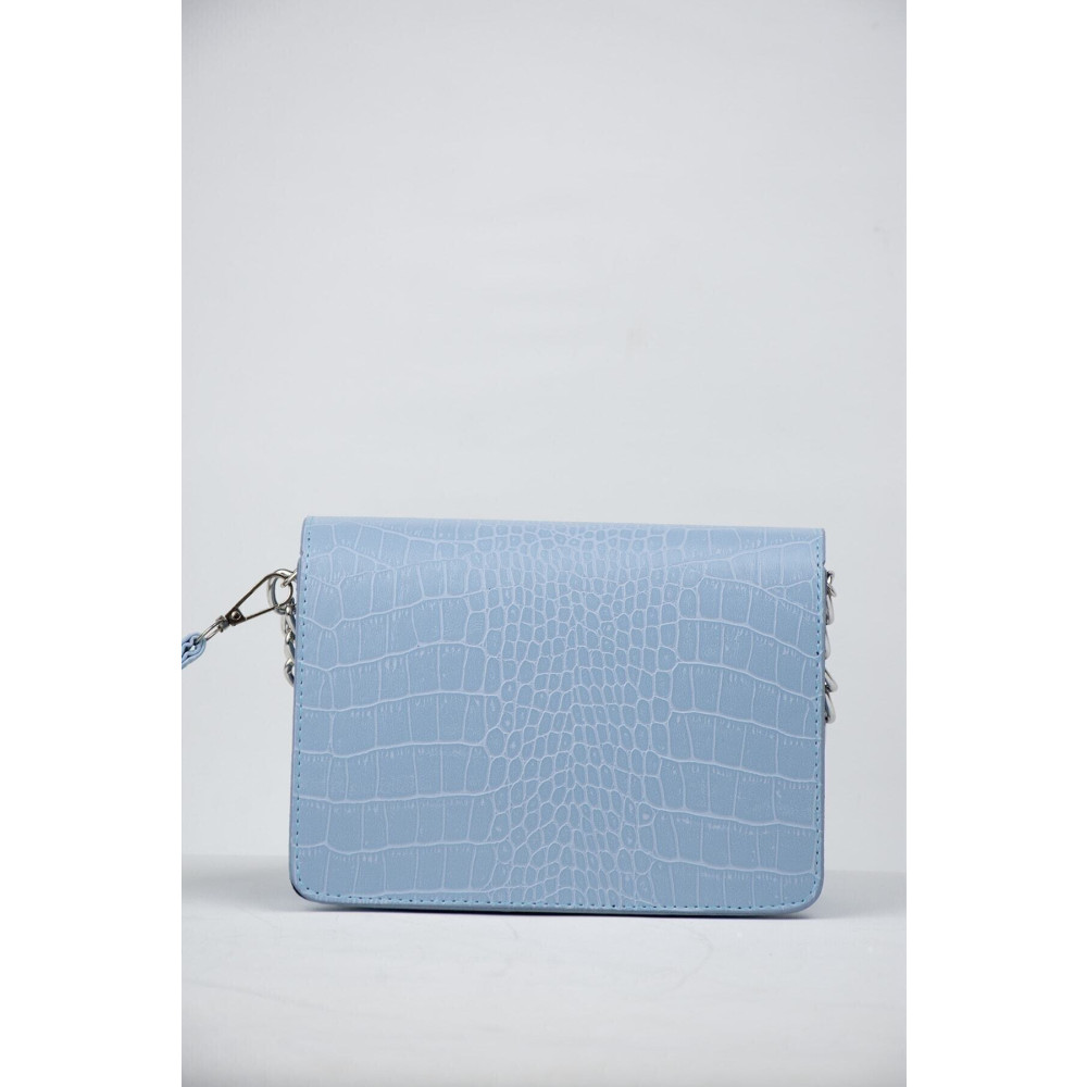 MEİZEN Bebe Mavisi Kadın Timsah Desenli Clutch Baget Zincir Askılı Çanta Unisex Çanta & Cüzdan ve Seyahat Çantaları Fiyatı