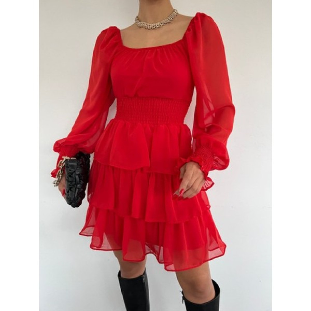 Meka Fashion Şifon Elbise Elbise Fiyatı