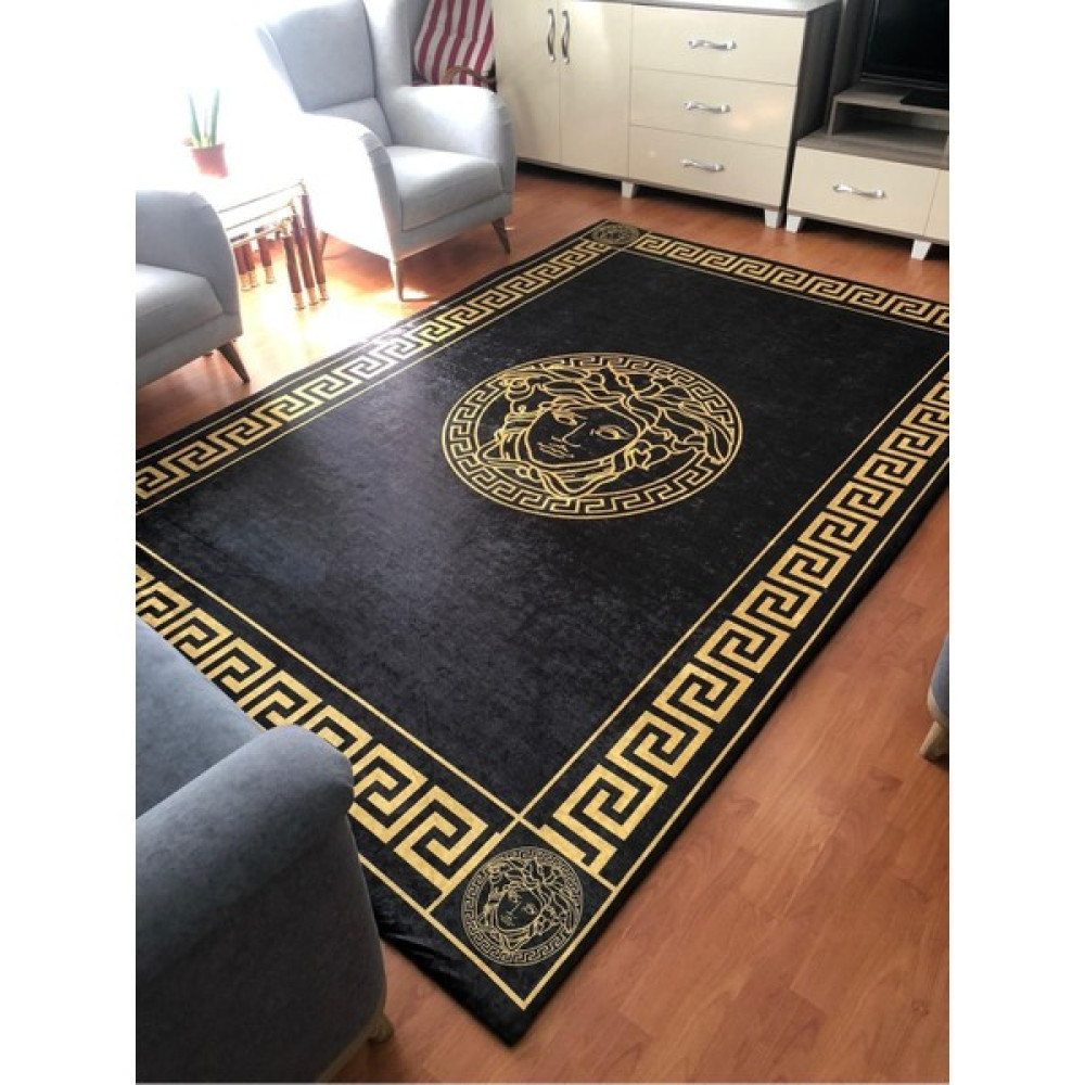 Meka Ipek Kadife Lastikli Halı Örtüsü - 160 x 230 cm - Renkli Salon & Oturma Odası Tekstili Fiyatı
