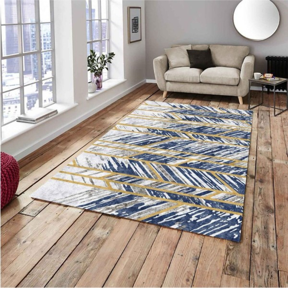 Meka Papağan Renkli Model Lastikli Halı Örtüsü - 155 x 235 cm Salon & Oturma Odası Tekstili Fiyatı