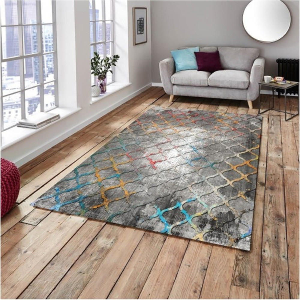 Meka Süngerli Halı Örtüsü Kadife - 160 x 260 cm - Renkli Salon & Oturma Odası Tekstili Fiyatı