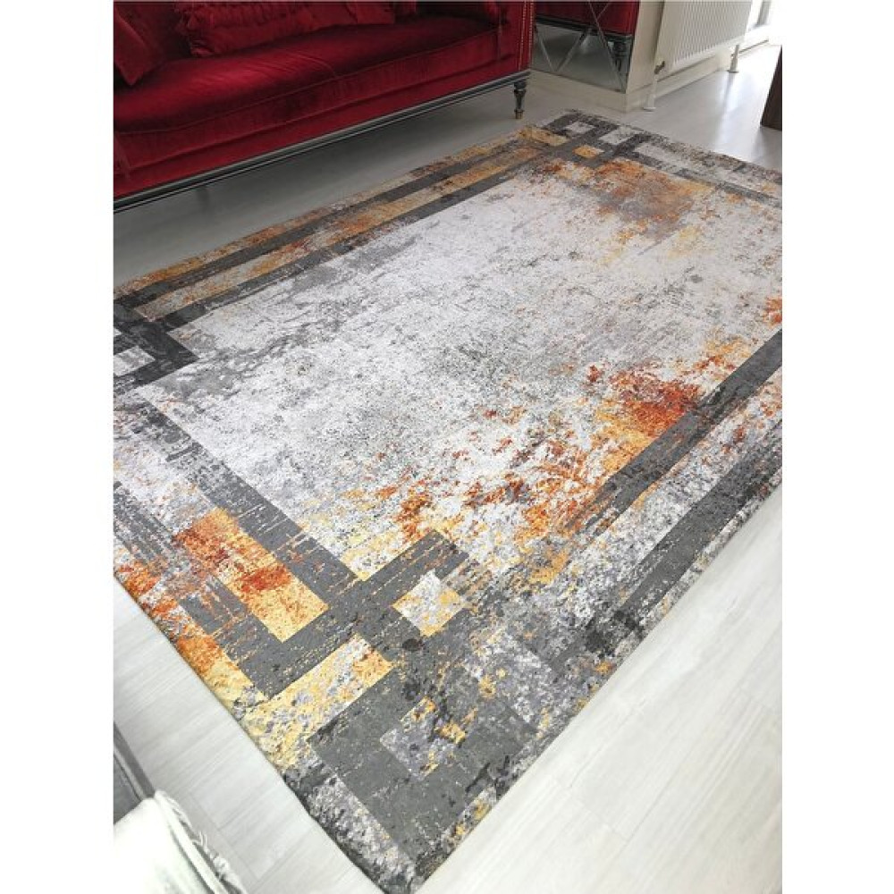 Meka Yeni Model Lastikli Halı Örtüsü - 200 x 295 cm - Renkli Salon & Oturma Odası Tekstili Fiyatı