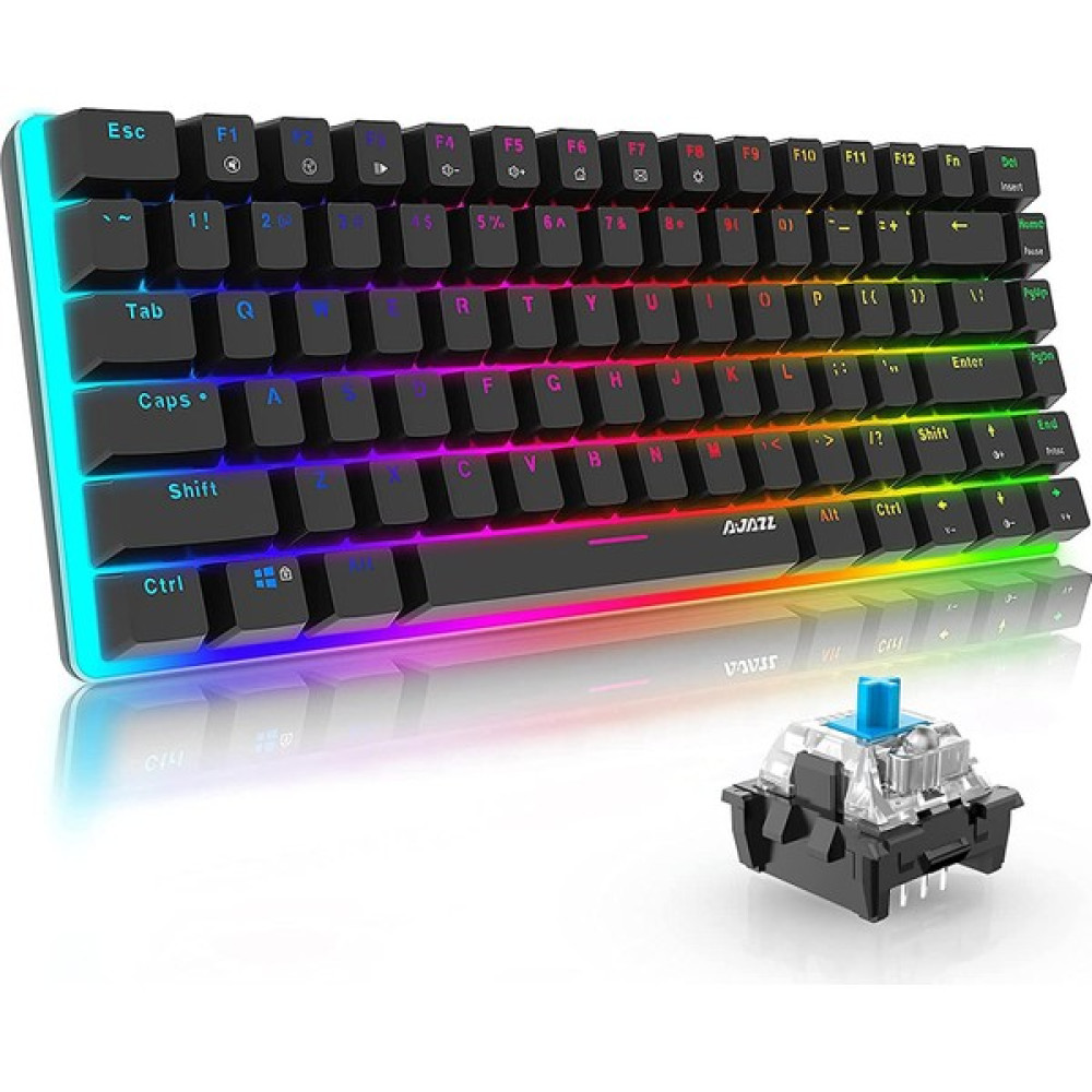 Mekanik İngilizce Q Klavye Gaming Rgb Mavi Switch Siyah AK33 Aydınlatmalı Edition Mekanik Klavye Oyuncu Klavyesi Fiyatı