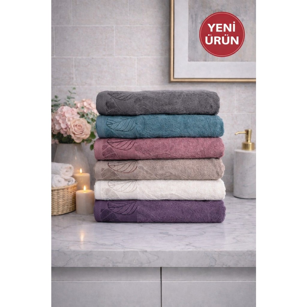 Mela Home Luna 50*90 cm 6'lı El ve Yüz Havlu Seti- Çeyizlik- Hediyelik - Mutfak %100 Pamuklu - 50 x 100 cm - Çok Renkli El / Yüz Havlusu Fiyatı