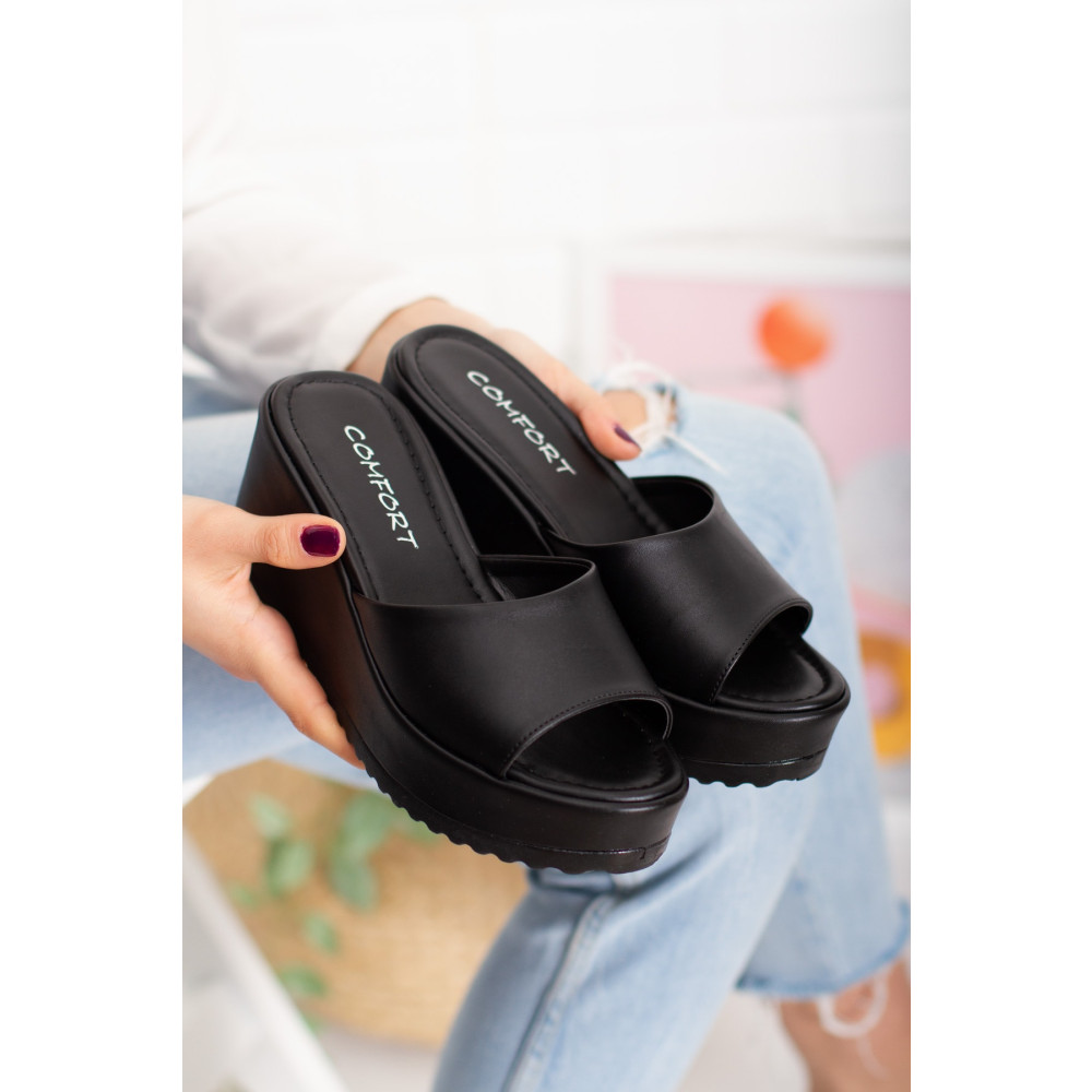 Melacomfort Comfort Kadın Dolgulu Mat Siyah Terlik 37 Beden Unisex Sandalet Fiyatı