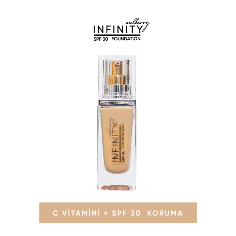 Melberry Infinity Fondöten Büyük Boy 40 ML Foundation Fondötenler Fiyatı