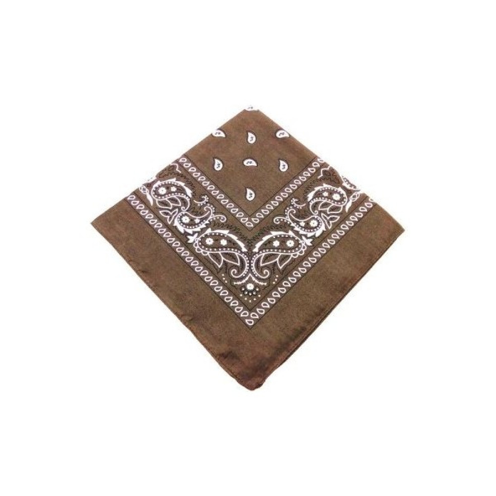 Melek Kare Bandana Fular - Standart - Kahverengi Oto Boyaları Fiyatı