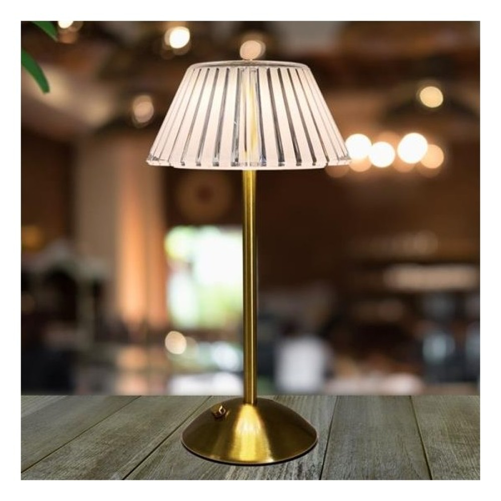 melekstore Buffer® Masa Üstü Taşınabilir USB Şarjlı Dokunmatik Eskitme Aydınlatıcı Aplik LED Kristal Abajur Dekoratif Lamba Fiyatı