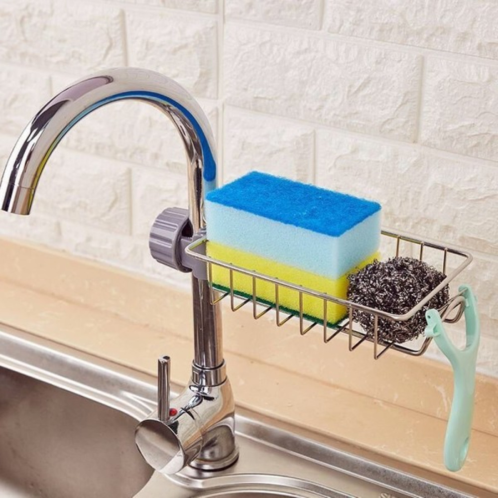 melekstore Tek Katlı Metal Lavabo Rafı Organizer Musluğa Sabitlenir Askılı Saklama Kapları Fiyatı