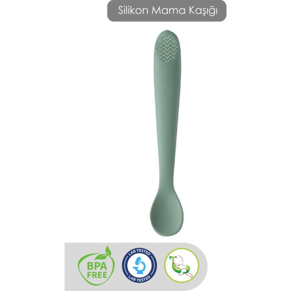 Meleni Baby Diş Kaşıyıcı Bebek Mama Kaşığı - Silikon Mama Kaşığı - Yeşil Oto Boyaları Fiyatı