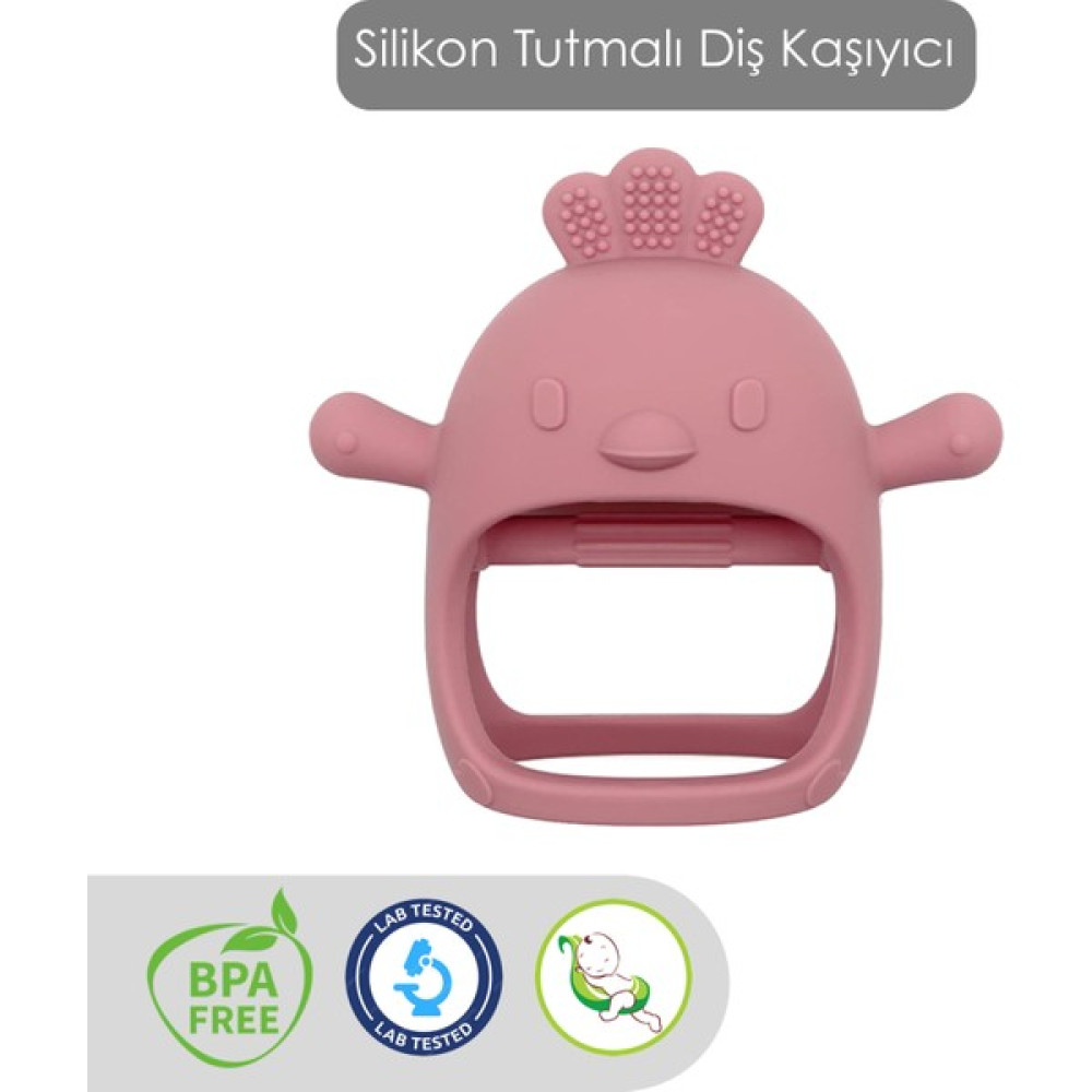 Meleni Baby Silikon Bebek Diş Kaşıyıcı - Diş Kaşıma Eldiveni Yenidoğan Dişlik Pembe Bebek Oyuncakları Fiyatı