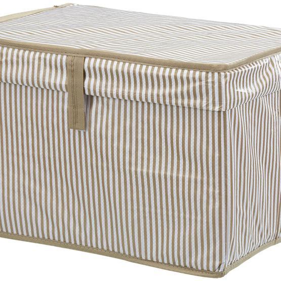 Meleni Home 40 X 30 X 26 Cm Kahverengi 5 Adet Kapaklı Çok Amaçlı Hurç Saklama Kutusu