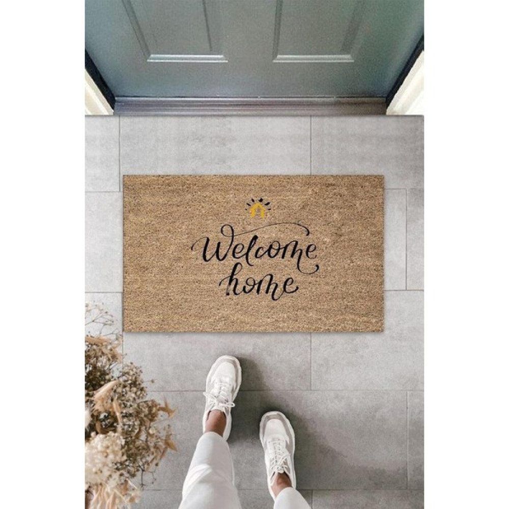 Melff Bej Kapı Önü Paspası Welcome Home Desen K-3294 Oto Boyaları Fiyatı