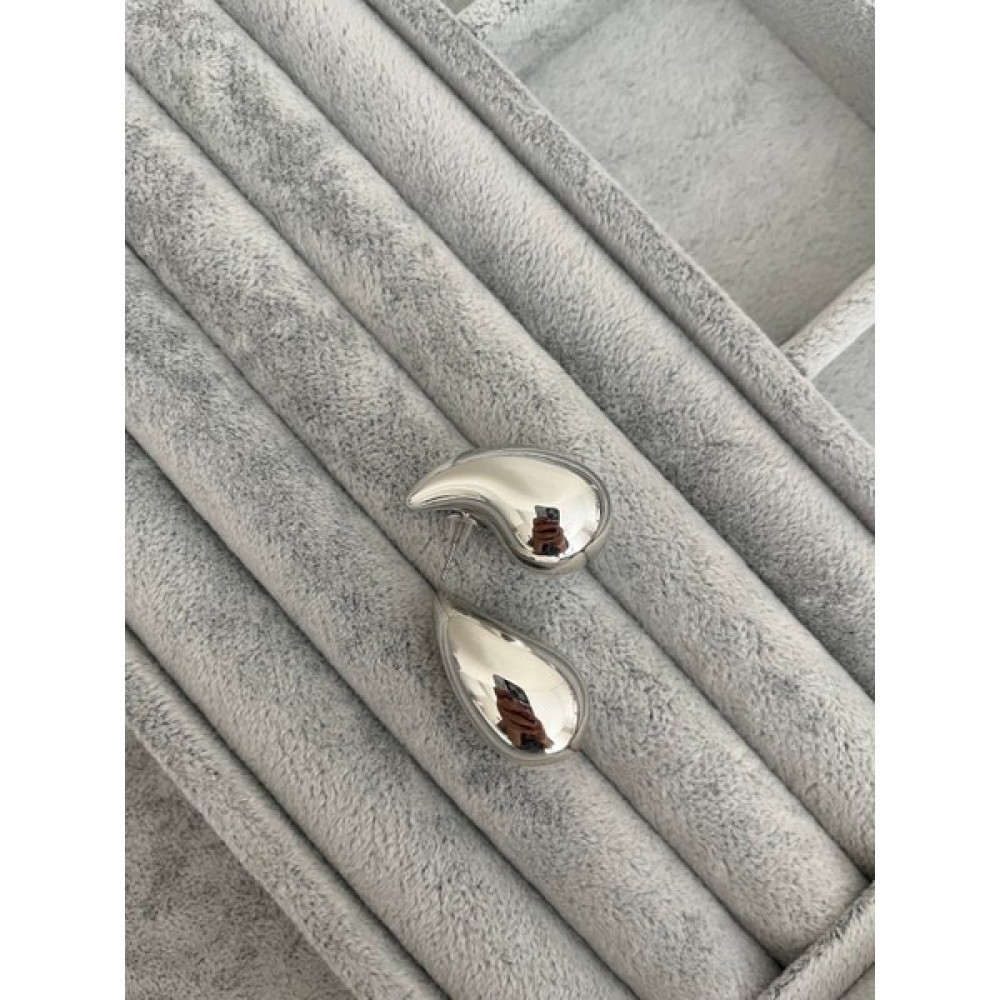 Meli Collection Silver Botte Küpe Orta Boy Bijuteri Küpe Fiyatı