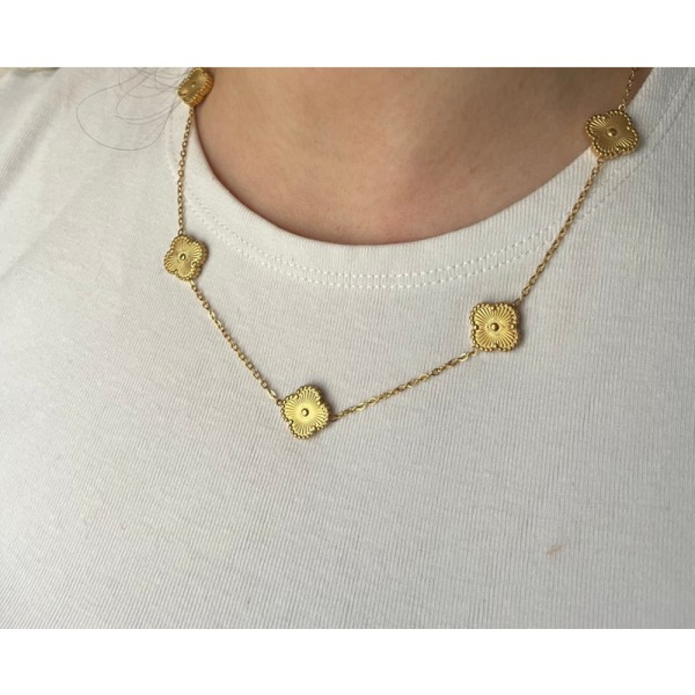 Meli Collection Van Cleef Gold Kolye Bijuteri Kolye Fiyatı