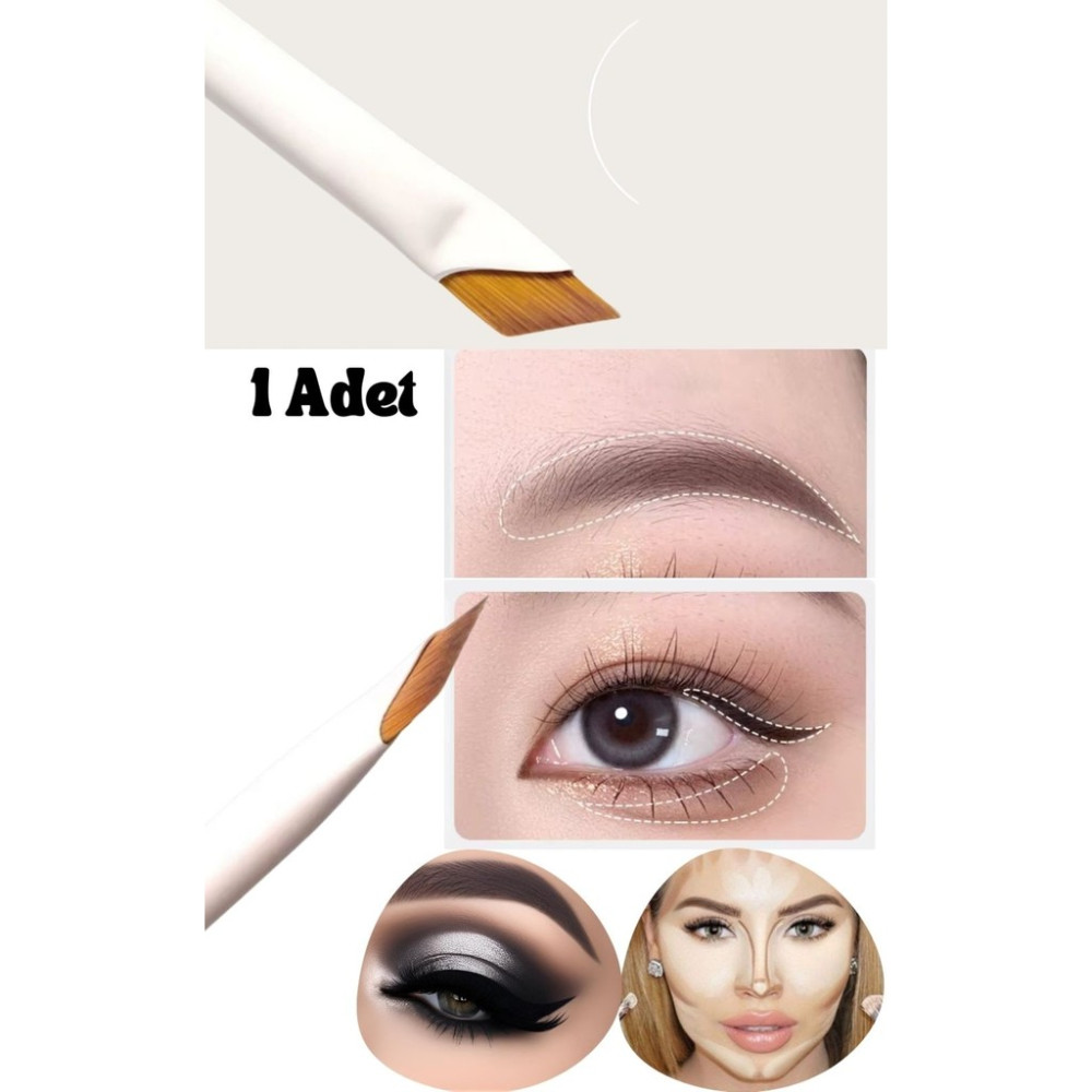 Melien Çekici Kaş Fırçası Dumanlı Göz Farı Kalemi Fırçası Eyeliner Çekme Burun Kontur Makyaj Fırçası Kalem & Yazı Gereçleri Fiyatı