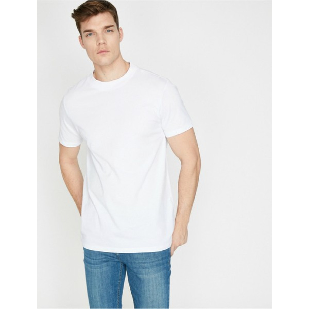 Melike Export Unisex Beyaz Düz T-Shirt Erkek T-shirt Fiyatı